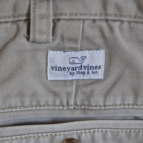 Vineyard Vines 90s Career Preppy Pleated Front Khakis Chinos Club Pants 40x34 - Picture 5 of 14